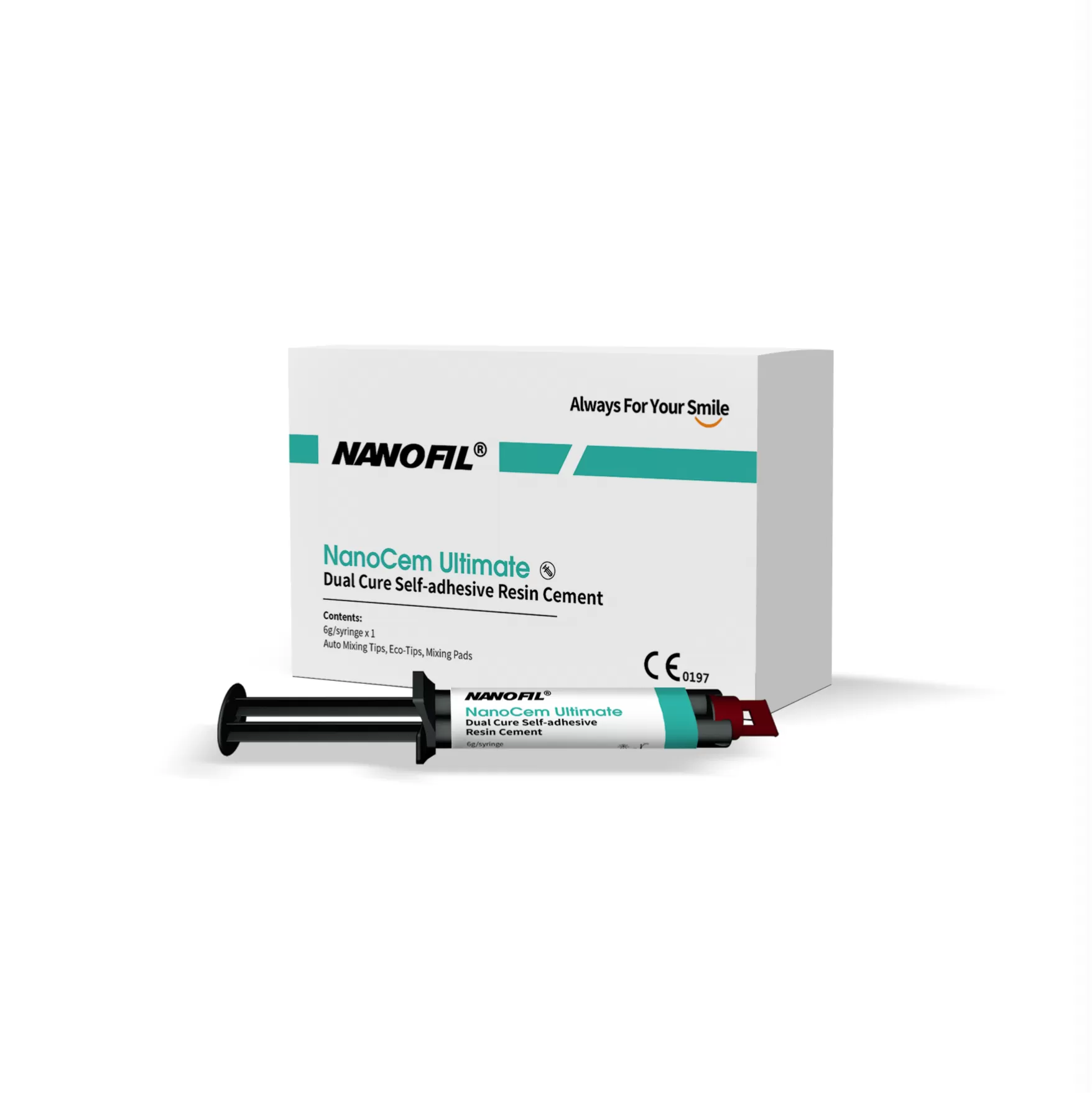 NANOCEM ULTIMATE DUAL CURE SELF-ADHESIVE RESIN CEMENT