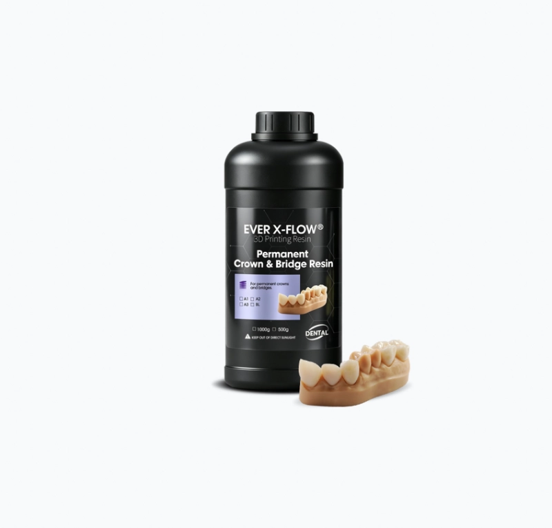 EVER X-FLOW® Résine 3D pour couronnes et bridges permanents